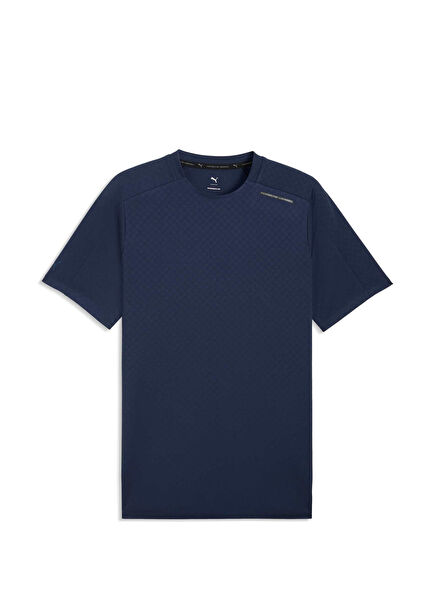 Porsche Design Club Navy Kısa Kollu Erkek Spor T-shirt