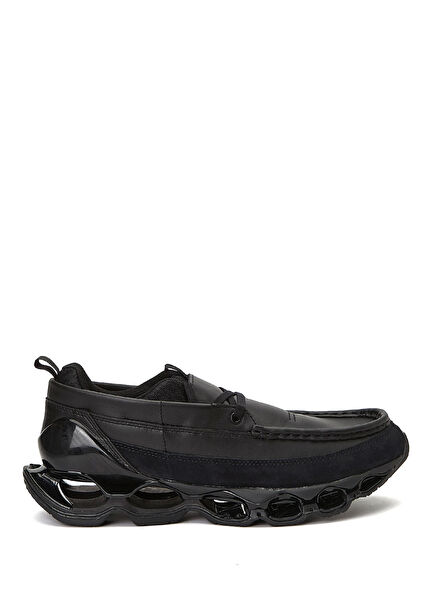 Wave Prophecy Siyah Erkek Deri Sneaker