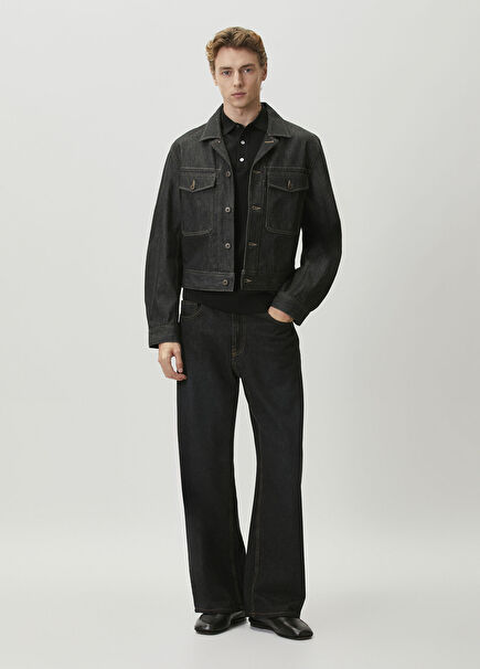 Navy Denim Jacket
