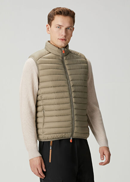 Adam Light Grey Puff Vest