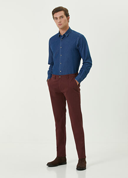 Drop 6 Bordo Spor Pantolon
