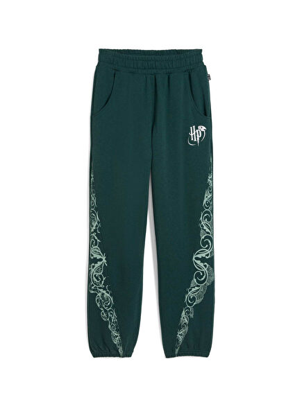 PUMA HOOPS x HARRY POTTER Green Terrain Heather Kadın Eşofman Altı