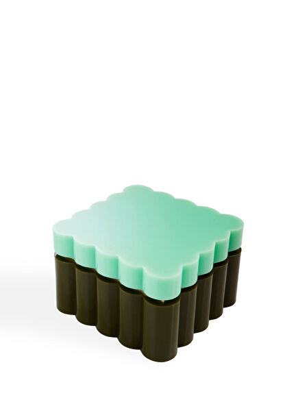 Fleur Green Pink Decorative Box
