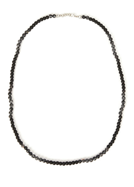 Black Mens Necklace