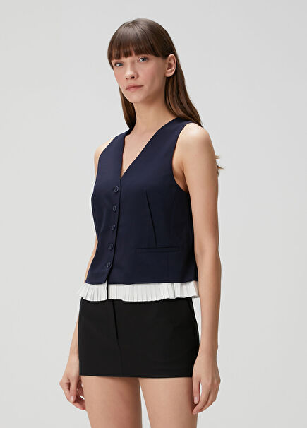 Laiken Lacivert Yelek