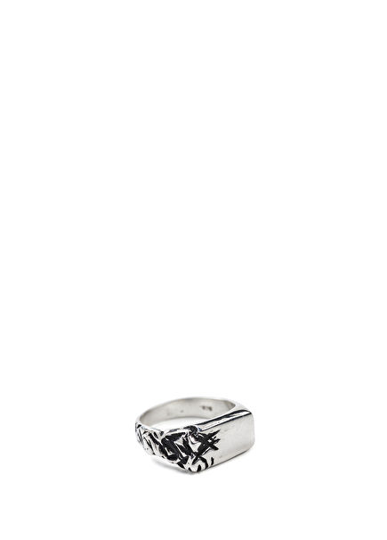 Lexi Oxide 925 Sterling Silver Men's Ring