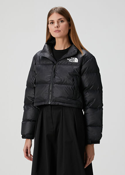 Nuptse Short Black Jacket