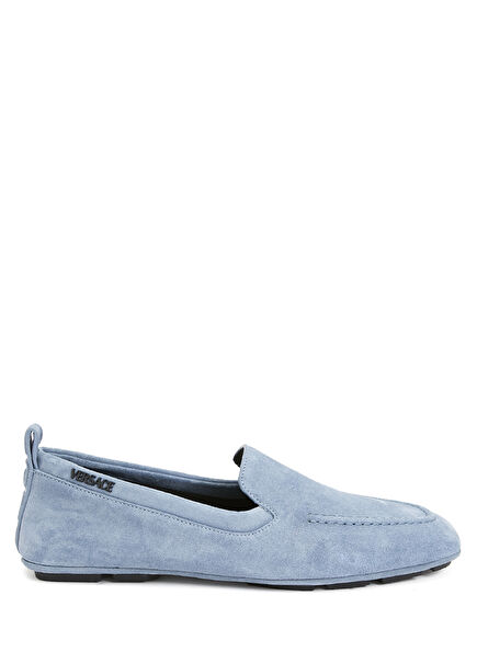 Blue Men's Leather Driver