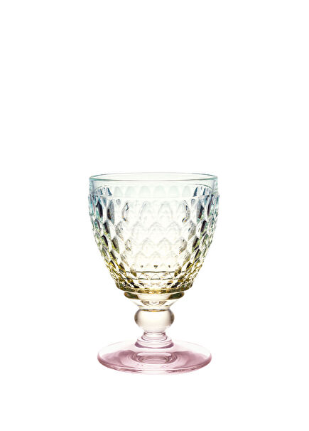 Boston Pearl Colored Crystal Water Goblet