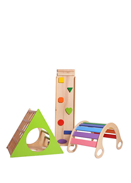 Wooden Triangle Pikes and Mobile Set