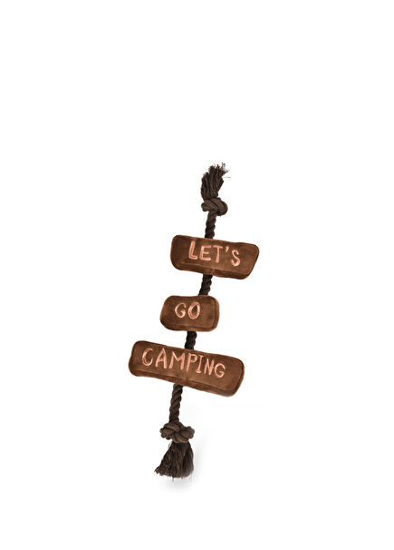 Doğa Yürüyüşü Kahverengi Halat Köpek Oyuncağı