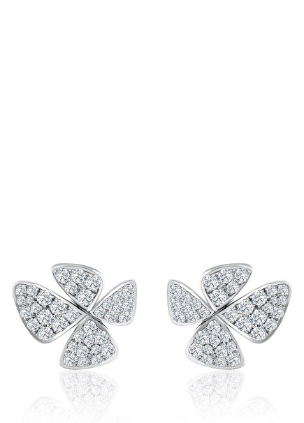 Divine Diamond Women's Gold Earrings