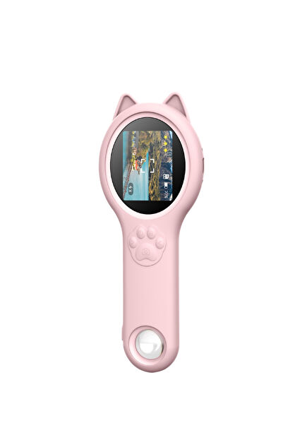 P-KE5 Pembe Mini Çocuk Cep Mikroskobu 