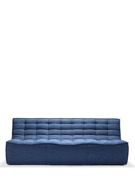 N701 Blue 3-Seater Sofa