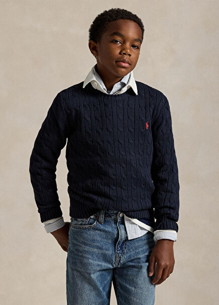 Navy Blue Kids Sweater
