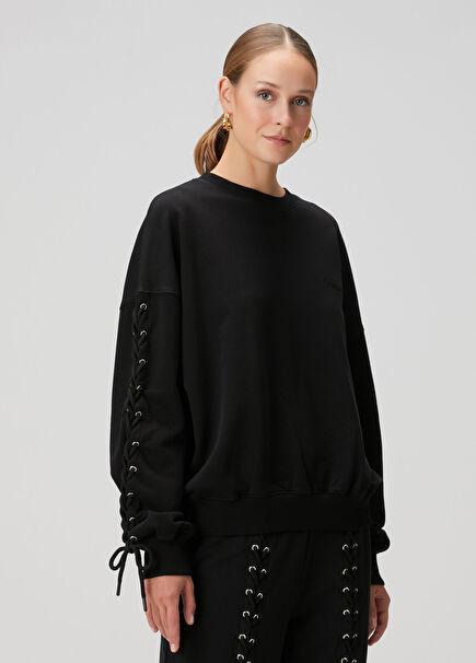 Oversized Black Sweatshirt