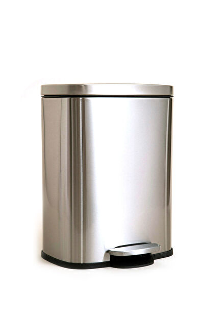 Kero 12 Litre Gümüş Rengi Çöp Kovası
