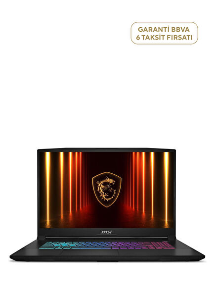 KATANA 17 i7-14650HX 16GB Ram DDR5 1TB SSD 8GB RTX5060 17.3" QHD 240Hz FreeDos Gaming Laptop HX B14WFK-248XTR