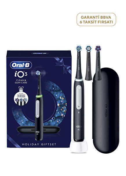 iO3 Holiday Edition Şarjlı Diş Fırçası ve 3’lü Yedek Başlık