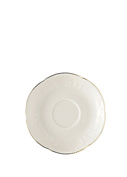 Sanssouci Elfenbein Gold Porcelain Coffee and Tea Saucer 14 cm