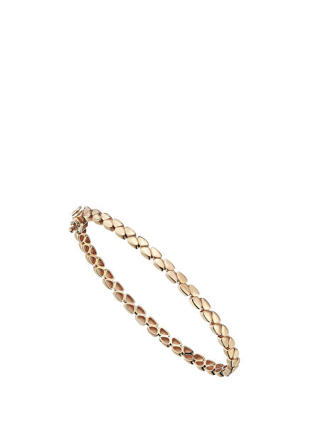 Circular Path 14K Yellow Gold Women's Bracelet