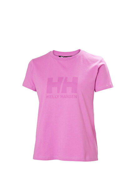 W HH Logo 3.0 Meta Pink Kısa Kollu Kadın T-Shirt