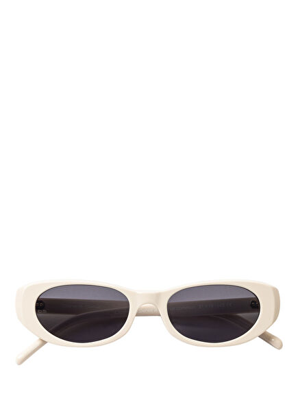 White Acetate Women's Sunglasses