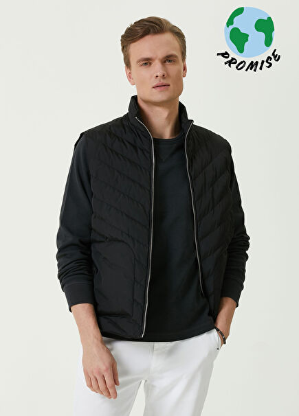 Essential Black Puff Vest