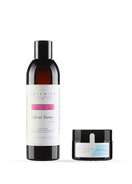 Köpekler İçin Hassas Şampuan ve Pati Balm Seti