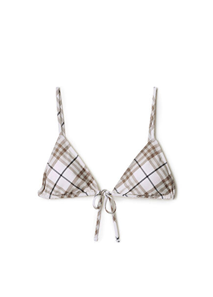 For Top Krem Kadın Bikini Üstü