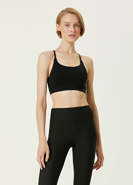 Pine Siyah Ayarlanabilir İnce Askılı Bra