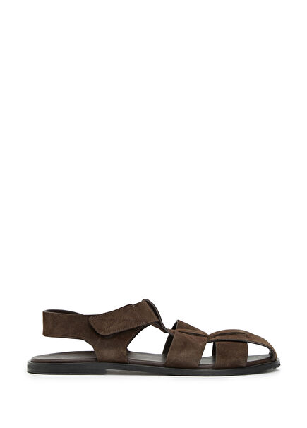 Fisherman Brown Men's Leather Sandals
