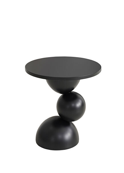 Artu Black Wooden Side Table