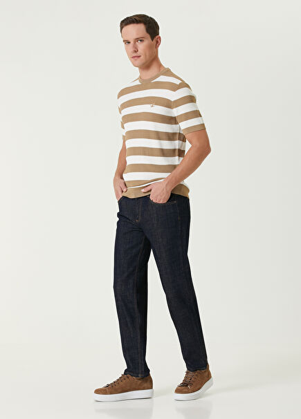 Straight Fit Indigo Jean Pantolon