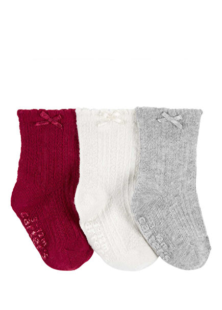 Baby Girl Socks Set 3-Pack
