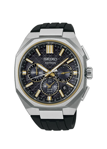 HAB003J1 Astron GPS Siyah Erkek Kol Saati