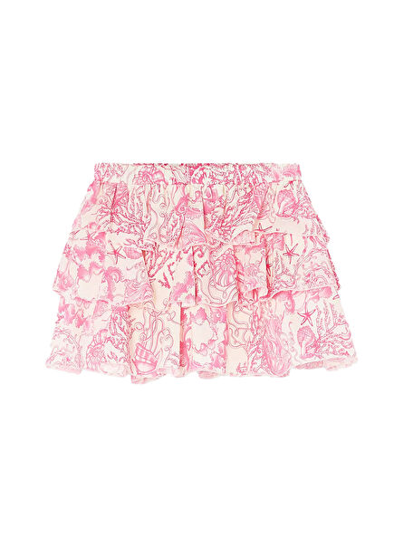 Multicolored Girls Skirt