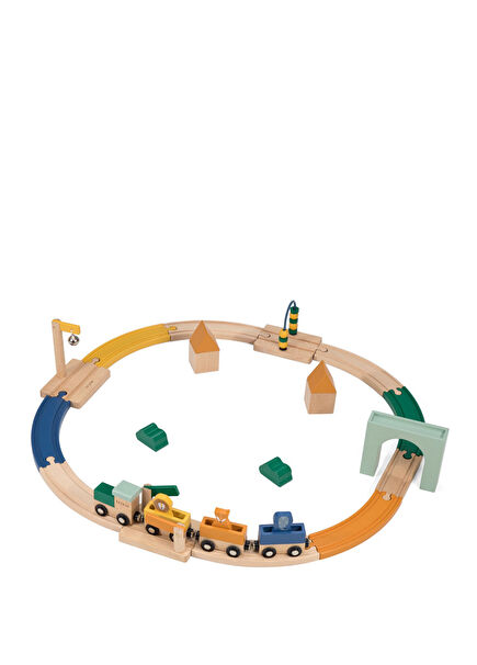 Colorful Railway Wooden Toy