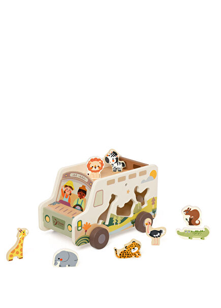 Truck Shape Classifier Wooden Toy