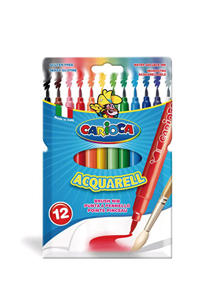 Acquarell Brush Tip 12 Felt Crayons