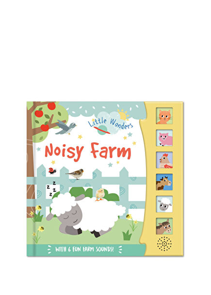 Noisy Farm Childrens 6 Button Sound Book Foreign Language Audio Children's Book