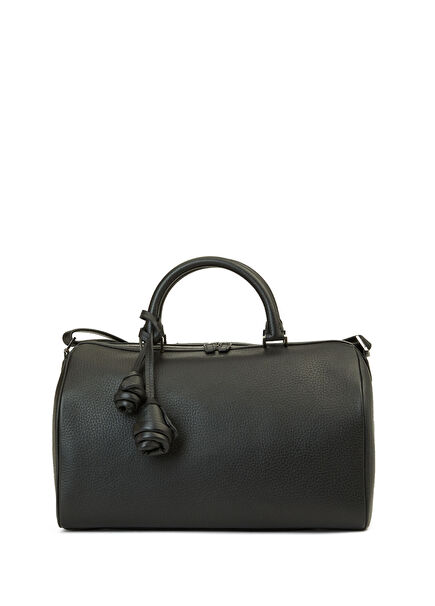 Varsovia Siyah Kadın Deri Çanta