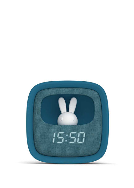 Blue Rabbit Night Light & Desktop Clock