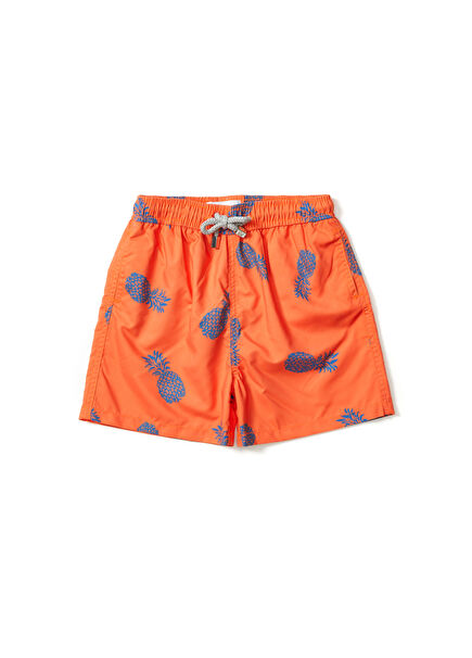 Pinecolada Orange Boys Swimsuit