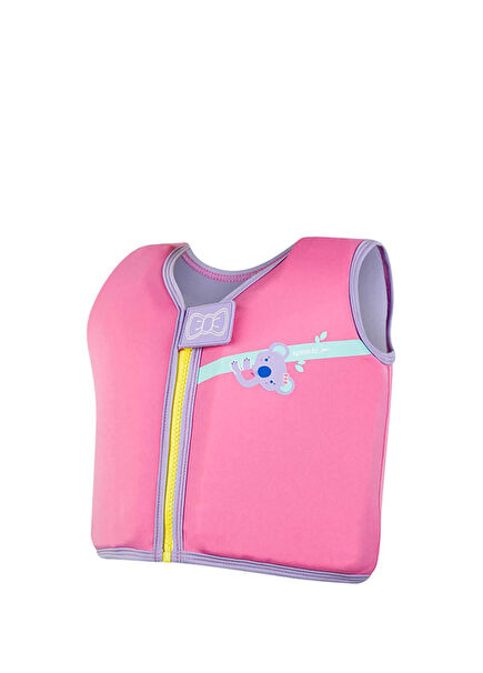 Pembe Koala Baskılı Batmaz Çocuk Yeleği