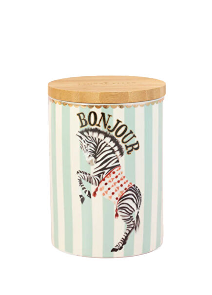 Zebra Medium Porselen Saklama Kavanozu