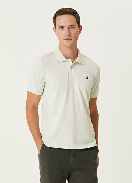 Comfort Fit Su Yeşili Polo Yaka T-shirt