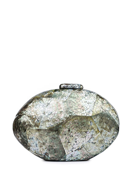 Kai Green Mother Of Pearl Sedef Kadın El Çantası