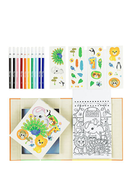 Zoo Coloring Kit