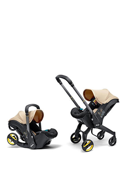 Gr 0 Baby Lap Car Seat with Wheels That Turns Into a Stroller